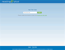 Tablet Screenshot of beta.readingplus.com
